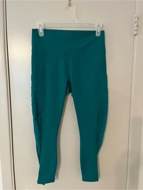 Fabletics Teal High-Rise Performance Leggings